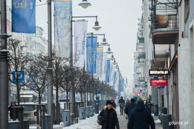 Ulica Świętojańska w urodzinowej szacie (fot. Karol Stańczak)