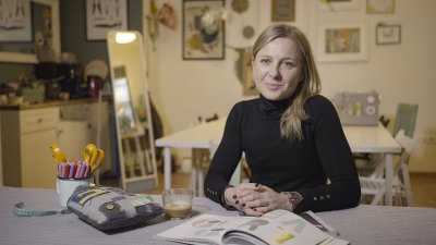 Agnieszka Nowicka, założycielka pracowni kreatywnej „Lilki Szpilki” // fot. materiały Gdyńskiego Centrum Wspierania Przedsiębiorczości