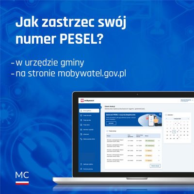 Zastrzeż PESEL – warto być szybszym i przygotowanym, nim zadzwoni do nas oszust podający się za nasz bak i wyłudzi kredyt, który my będziemy spłacać. Mat. gov.pl