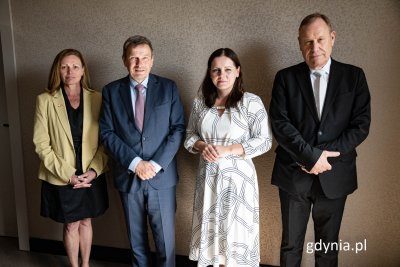 Spotkanie ambasadora Królestwa Danii z Prezydent Gdyni, fot. Michał Sałata