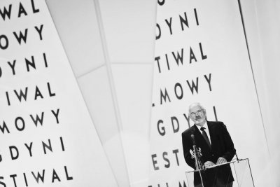 Na zdj. Sylwester Chęciński podczas FPFF w Gdyni // fot. Wojtek Rojek