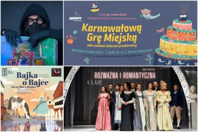 W ten weekend w Gdyni każdy znajdzie coś dla siebie//collage z materiałów prasowych, zdjęcie Jacka Piątka autorstwa Maurycego Śmierzchalskiego