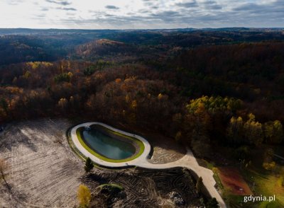 Wszystko zaczęło się od stworzenia zbiornika retencyjnego - zdjęcie archiwalne z 2020 roku (fot. Marcin Mielewski)