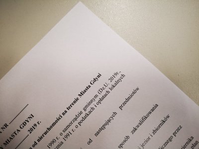 Stawki podatków od nieruchomości reguluje uchwała z 23 października 2019 r.