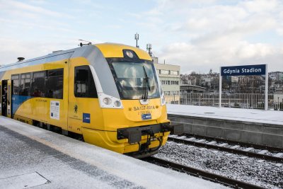 Przystanek Gdynia Stadion, który ma być poddany przebudowie (fot. Karol Stańczak)