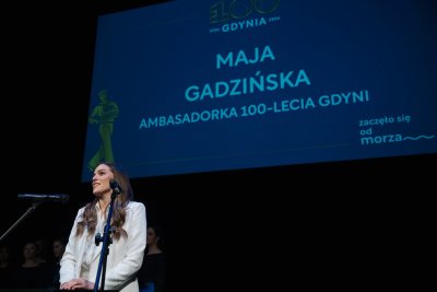 Maja Gadzińska, Ambasadorka 100-lecia Gdyni (fot. Paweł Budziński)