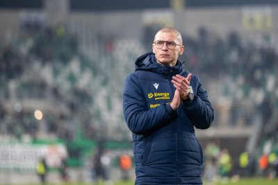 Dawid Szwarga przestał pełnić funkcję szkoleniowca Arki Gdynia. (fot. Arka Gdynia)