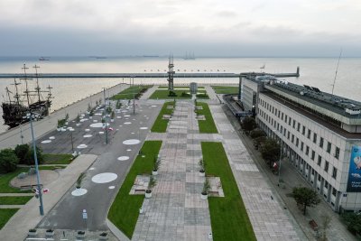 Rewitalizacja mola Południowego w ramach projektu 