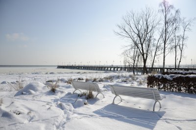 Wspomnienie zimowych dni w Orłowie. Zdjęcie z naszej grupy na FB „Gdynia w obiektywie