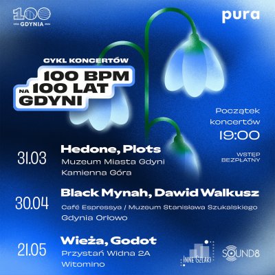 100 BPM na Stulecie Gdyni to wyjątkowy cykl koncertów, który ma pokazać muzyczną energię miasta oraz jego twórców (mat. Muzeum Miasta Gdyni)