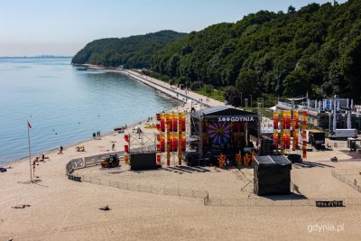 Scena na sobotni koncert w ramach Cudawianków (fot. Kamil Złoch)