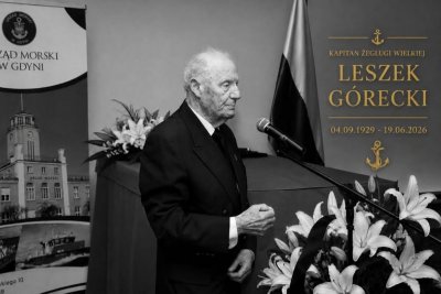 Żegnamy kpt. ż.w. Leszka Góreckiego (materiały prasowe Urzędu Morskiego w Gdyni)