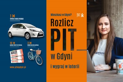 Izabela Ryska prowadzi firmę w Gdyni i zachęca do wzięcia udziału w loterii 