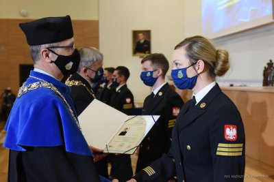 Uroczyste zakończenie studiów I stopnia na Akademii Marynarki Wojennej w Gdyni