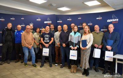 Przedstawiciele zwycięskich firm podczas wręczenia nagród (fot. Marek Urbaniak)
