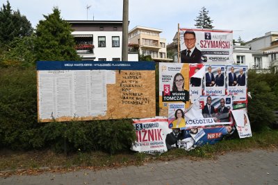 Przypominamy najważniejsze zasady wywieszania plakatów i haseł wyborczych // fot. Z. Gołąb