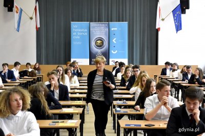 Gimnazjaliści przystąpili do egzaminów // fot. Jan Ziarnicki