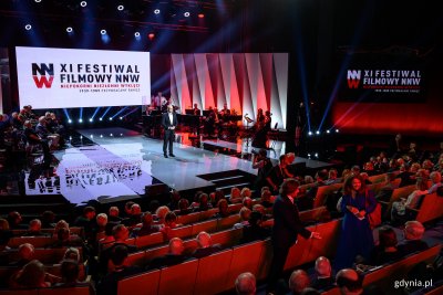W ubiegłym roku uroczysta gala XI festiwalu filmowego NNW odbyła się w Teatrze Muzycznym w Gdyni. W tym roku wielki finał imprezy będzie miał miejsce na Dużej Scenie teatru // fot. Dawid Linkowski (archiwum 2019)