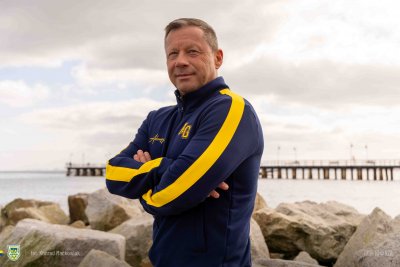 Nowy trener Żółto-Niebieskich (fot. Konrad Maćkowiak/arka.gdynia.pl)