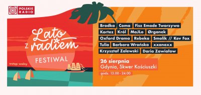  „Lato z Radiem Festiwal” w Gdyni już 26 sierpnia, wcześniej pojawią się inne aktywności, mat. prasowe
