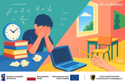 Zaproszenie na wykład „Cisnąć czy nie cisnąć?” prof. Marcina Szulca, psychologa z Uniwersytetu Gdańskiego (graf. ai)