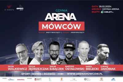 Arena Mówców w Gdynia Arenie // materiały Gdyńskiego Centrum Sportu