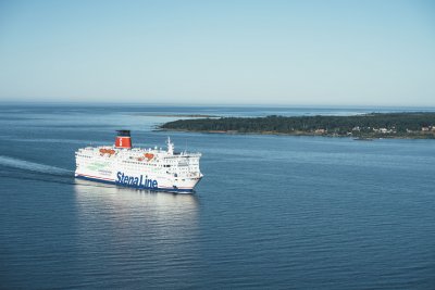 Prom Stena Spirit wpływa do Karlskrony // mat. prasowe SL
