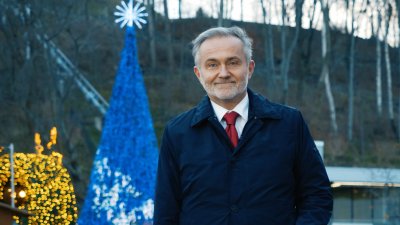 Wesołych Świąt życzy Wojciech Szczurek, prezydent Gdyni