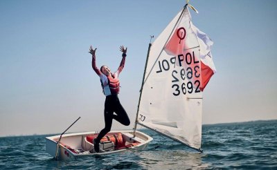 Największy sukces reprezentacji Polski na LOTTO Gdynia Sailing Days odniosła Barbara Gmurek, która wywalczyła brązowy medal (fot. Szymon Sikora, PZŻ)