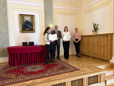 Wyróżnienie dla gdyńskiego projektu odebrały Agnieszka Majewska i Wanda Kamińska (mat. prasowe)