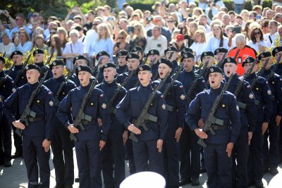20 września przysięgę złożyło 127 podchorążych (fot. Krzysztof Miłosz AMW)