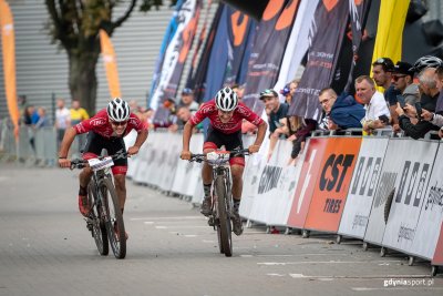 Jakub Zamrozniak i Mateusz Nieboras w walce o srebrny medal Mistrzostw Polski / fot.gdyniasport.pl