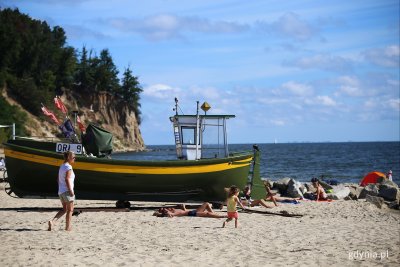 Na bardziej kameralne plażowanie zapraszamy do Orłowa (fot. Przemysław Kozłowski)