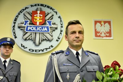 mł. insp. Sławomir Pachura - nowy Komendant Miejski Policji  w Gdyni // fot. Marcin Mielewski