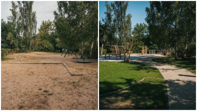 Tak zmieniła się przestrzeń po realizacji inwestycji na Biskupa Dominika (fot. Marcin Mielewski, Zarząd Dróg Miejskich)
