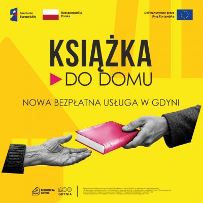 „Książka do domu” to nowa usługa Biblioteki Gdynia dla osób ze szczególnymi potrzebami (mat. prasowe Biblioteki Gdynia)