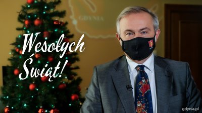 Zdrowych i spokojnych Świąt życzy prezydent Gdyni Wojciech Szczurek