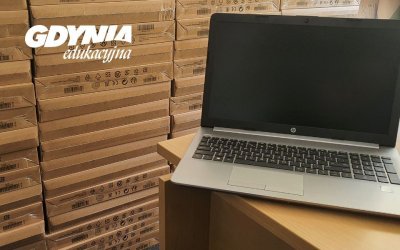 Wydział Edukacji zakupił 75 laptopów w ramach programu „Zdalna szkoła+” // fot. materiały prasowe Wydziału Edukacji
