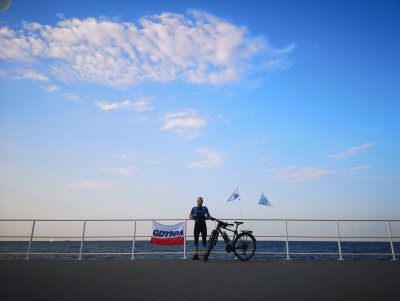 Janusz Marmurowicz-Voss pokona ponad 3000 km rowerem, zbierając przy tym pieniądze w szczytnym celu // fot. materiały Janusza Marmurowicza-Vossa (Facebook: JMV-Polska Naj)