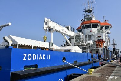 „Zodiak II” to nowy statek Urzędu Morskiego w Gdyni // fot. Magdalena Czernek