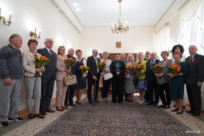 Uroczystość wręczenia Medali za Długoletnie Pożycie Małżeńskie (fot. Aneta Marczak)