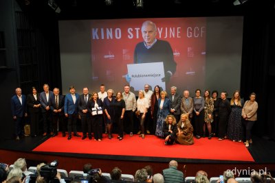Ceremonia nadania Gdyńskiemu Centrum Filmowemu imienia Leszka Kopcia (fot. Paweł Budziński)