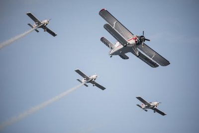 Gdynia Aerobaltic to widowiskowe pokazy lotnicze // fot. Karol Stańczak