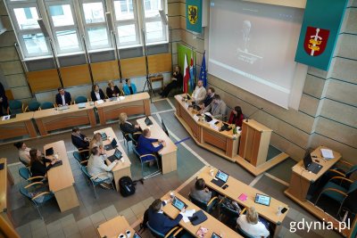 XVII sesja Rady Miasta Gdyni odbyła się 23 kwietnia  (fot. Magda Śliżewska)