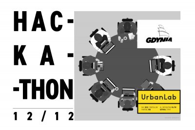 Grafika towarzysząca Hackathonowi // materiały Laboratorium Innowacji Społecznych
