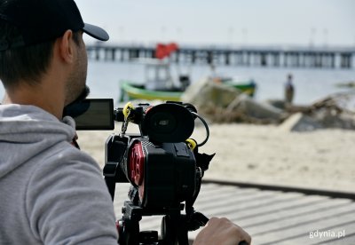 Ekipa filmowa odwiedziła okolice Tawerny Orłowskiej, fot. Kamil Złoch