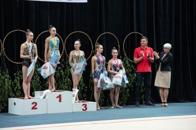 Laureatki jednej z kategorii turnieju, fot. Dawid Linkowski
