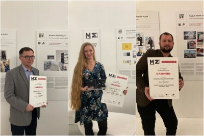 Nagrody odebrali (na zdj. od lewej): Dariusz Małszycki, Katarzyna Gec i Michał Miegoń // fot. mat. prasowe
