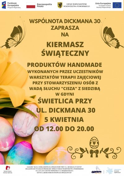 Zaproszenie na kiermasz we wtorek, 5 kwietnia // mat. Laboratorium Innowacji Społecznych