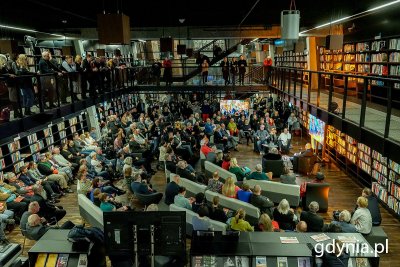 Premiera książki „Pusty gabinet. Paweł Adamowicz: prezydent, szef, przyjaciel” w bibliotece Europejskiego Centrum Solidarności. Fot. Mirosław Pieślak 